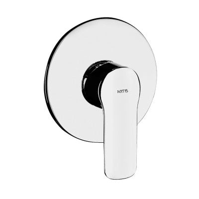 Kit doccia incasso con soffione 20 tondo slim in acciaio  Punta+