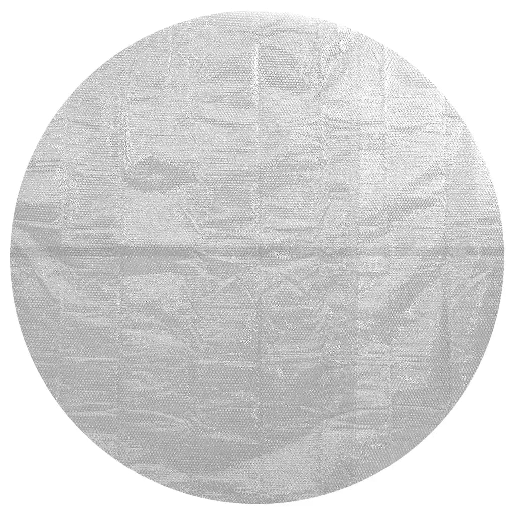 Pellicola Galleggiante Solare PE Piscina 527 cm Grigia 93003