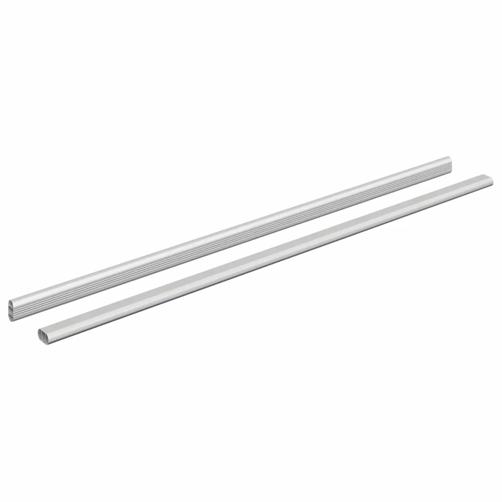 Asta per armadio 2 pz Argento 864 x 15 x 29 mm CFW5376480