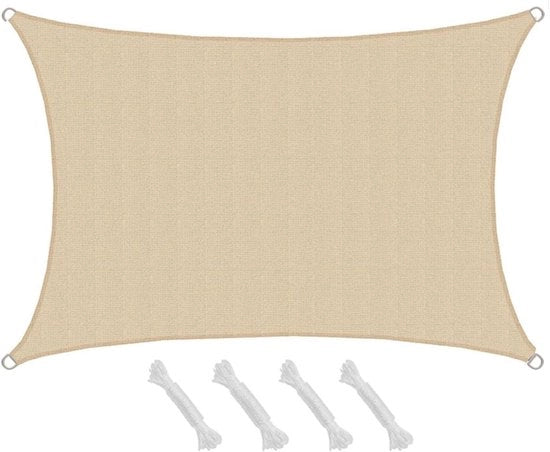 Ombrellone per Giardino Reclinabile - Impermeabile - 90% Protezione UV: - Ombreggiatore per Patio - Ombrellone Quadrato per Giardino - Protezione Solare per Terrazza, Balcone, Patio, Giardino, Pergola, Ombrellone Quadrato per Piscina.