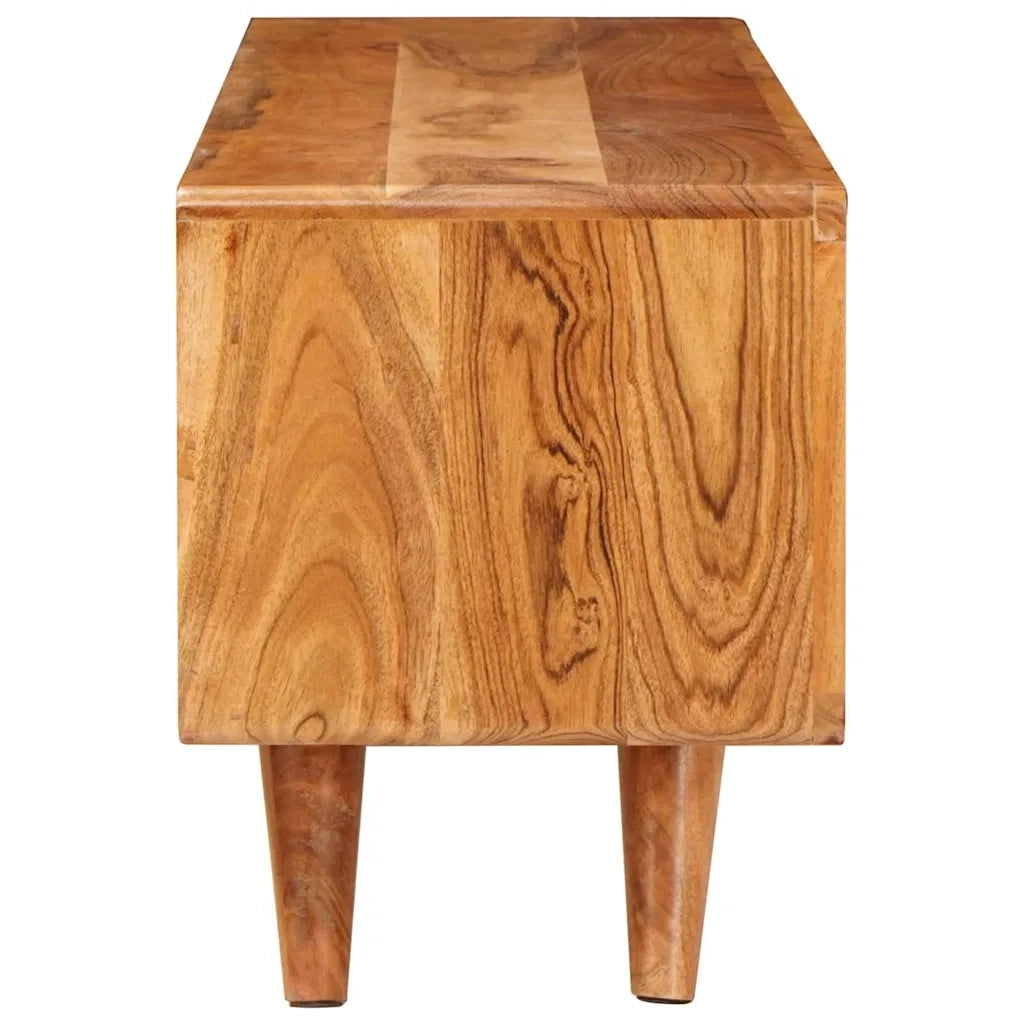 Mobile TV Marrone 110 x 30 x 40 cm Legno di Acacia Massello 42003317