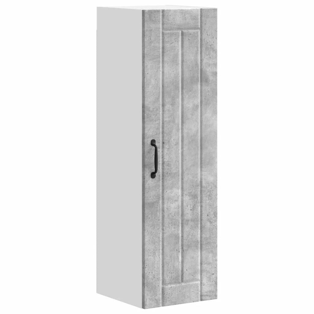 Pensile da cucina | Armadietto a muro LUCCA Grigio Cemento 30 x 31 x 100 cm