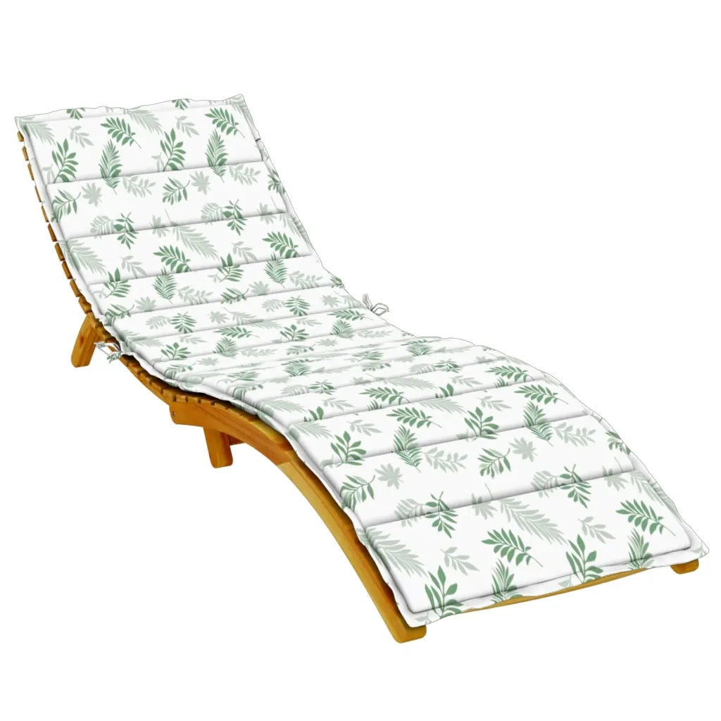 Cuscino per Lettino con Motivo a Foglie in Tessuto Oxford 361402