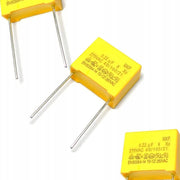 Condensatore 0.22uF 310V AC Polipropilene Metalizzato – Compatto 15mm | Alta Qualità | Elettronica di Precisione