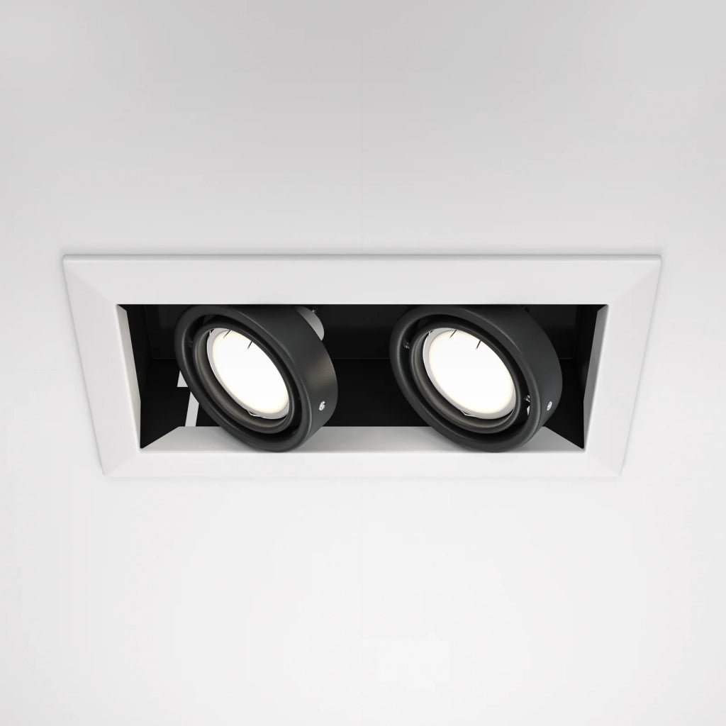 Maytoni Lampada da Incasso Metal Modern 2 luci GU10 bianco metallo