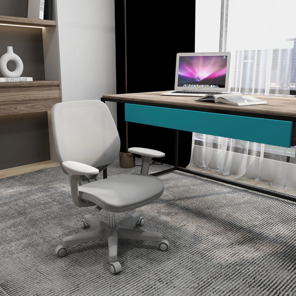Sedia Ergonomica Reclinabile da Ufficio ¨C zephmum ¨C Grigia 55x48x82.5-94.5 cm