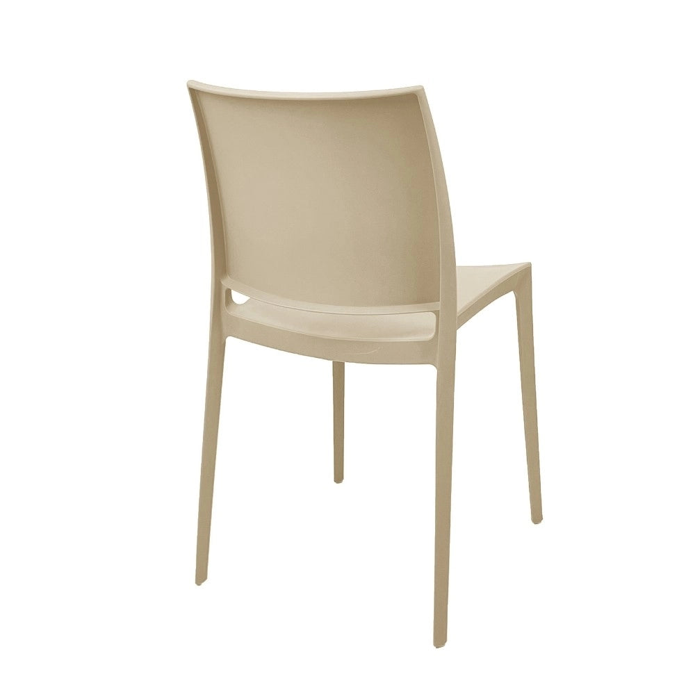 Set 4 Sedia in Polipropilene Sfera Impilabili Cashmere – Linea Moderna e Compatta
