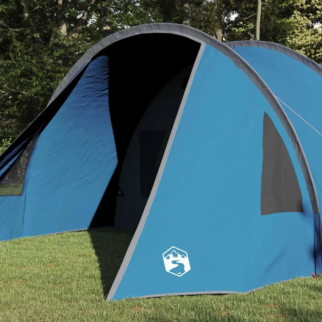 Tenda tunnel per 4 persone 4 persona Blu e Grigio 42004039