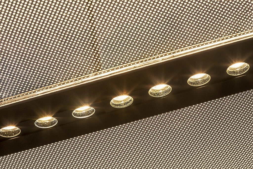 Lampada sospesa LED 2 luci Norael nera Rabalux