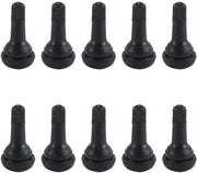 Viti di scarico TR415 - 10 pezzi - Gomma - Viti di scarico a clic - Senza pneumatici - Adatto per Auto/Autoarticolati/Moto - Lunghezza totale 48 mm - Viti di scarico