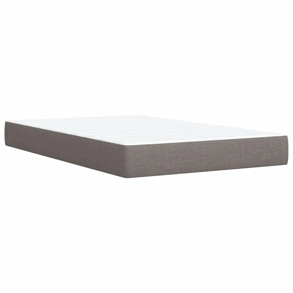 Giroletto a Molle con Materasso Tortora 120x200 cm in Tessuto 3287039