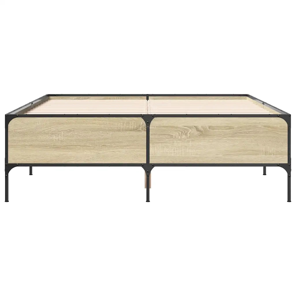 Giroletto Rovere Sonoma 120x200 cm in Legno Multistrato Metallo 3279803