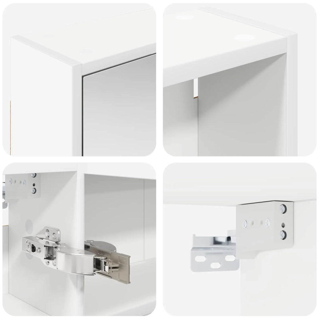 Set di Armadi da Bagno con lo scaffale 3 pcs 126 x 16 x 62.5 cm 3403824