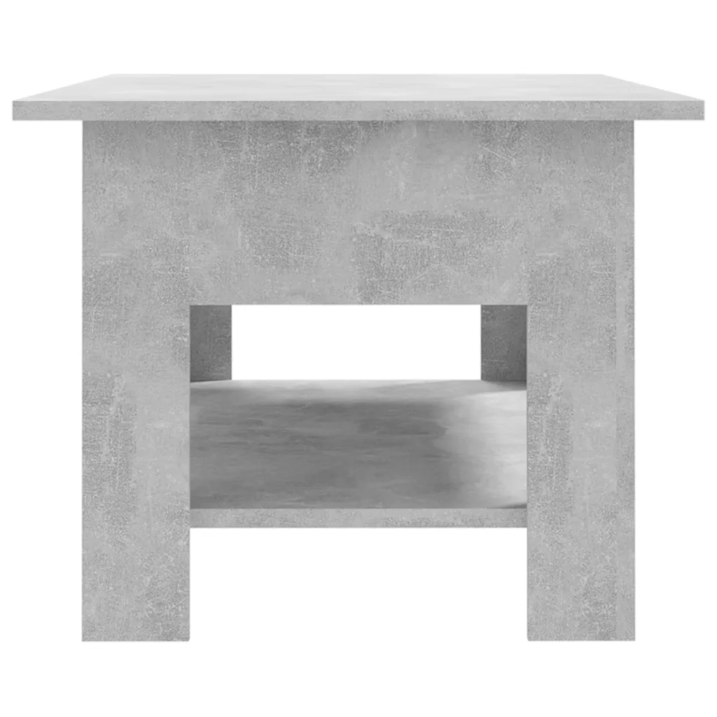 Tavolino da salotto | Tavolino da caff¨¨ | Tavolino da Soggiorno Grigio Cemento 102x55x42 cm in Truciolato