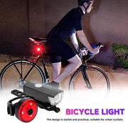 Illuminazione per bicicletta Adatta per davanti e dietro, set di illuminazione per bicicletta caricabile via USB