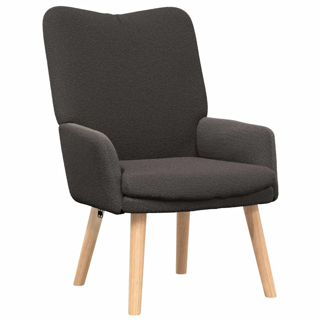 Poltrona-Divano Sedia-Poltroncina Grigio scuro 63 x 67 x 94 cm