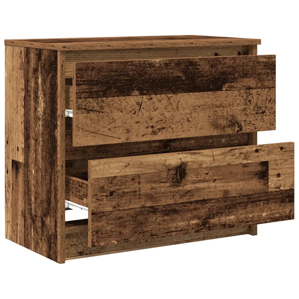 Mobile Porta TV Legno Antico 60x35x54 cm in Legno Multistrato 861785