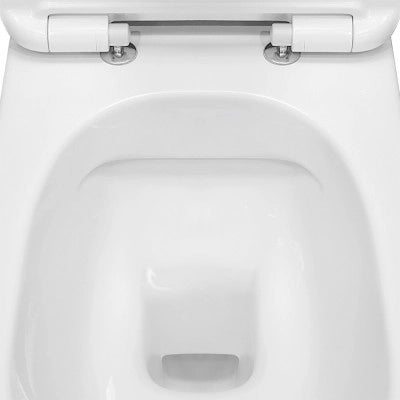 Sanitari filo muro traslati Olympia serie Synthesis con copriwater rallentato