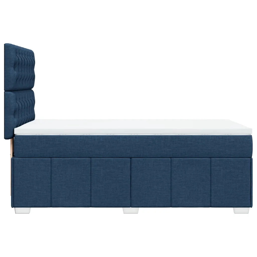 Giroletto a Molle con Materasso Blu 100x200 cm in Tessuto 3291592