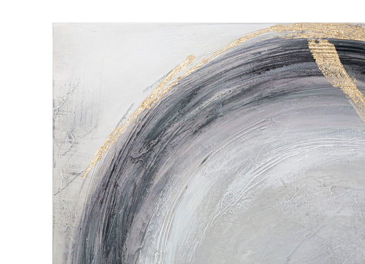 Dipinto su Tela Circly 150x3,8x60 cm in Legno di Pino e Canvas Multicolor