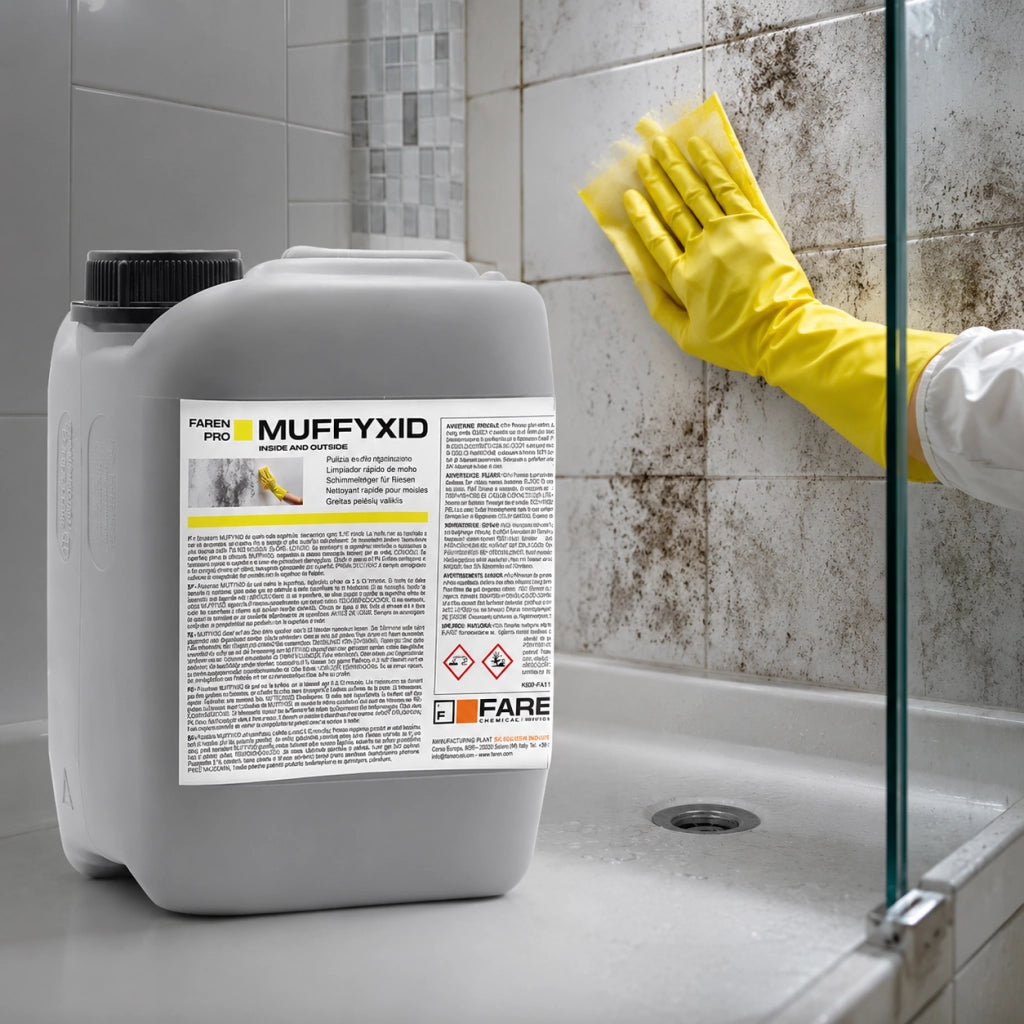Faren muffyxid 5 litri pulitore antimuffa ad azione rapida igienizzante 2 pezzi