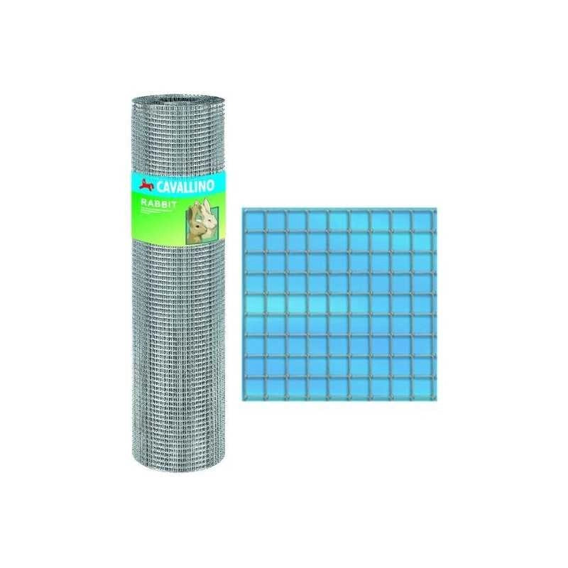Rete Cavallino Rabbit Zincata 9,53X9,53 Filo 0,80 H.Cm. 50