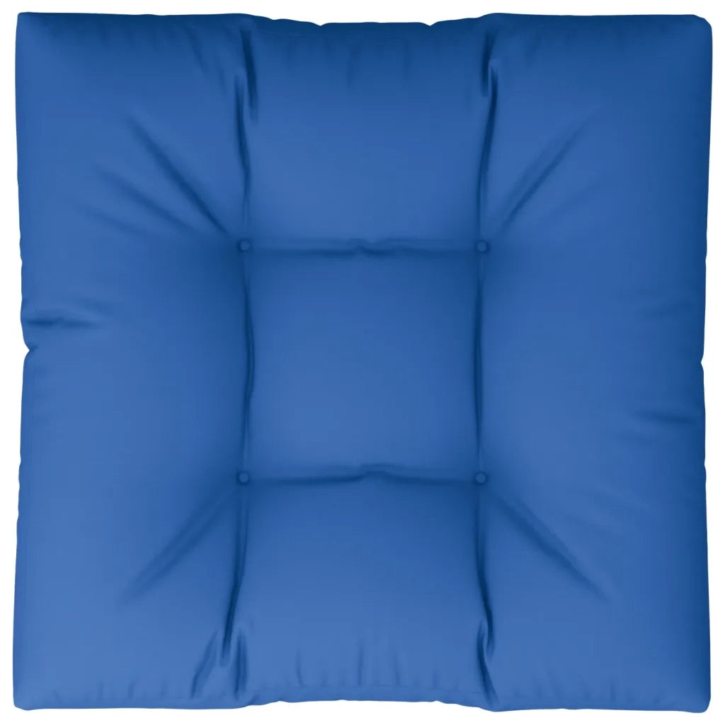 vidaXL Cuscino per Pallet Blu Reale 80x80x12 cm in Tessuto