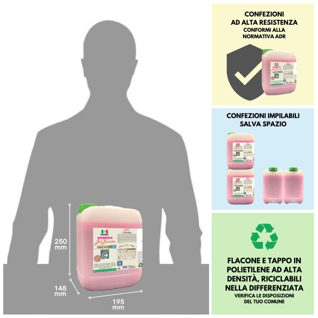 DETERSIVO BelBucato CuraColore 5LT