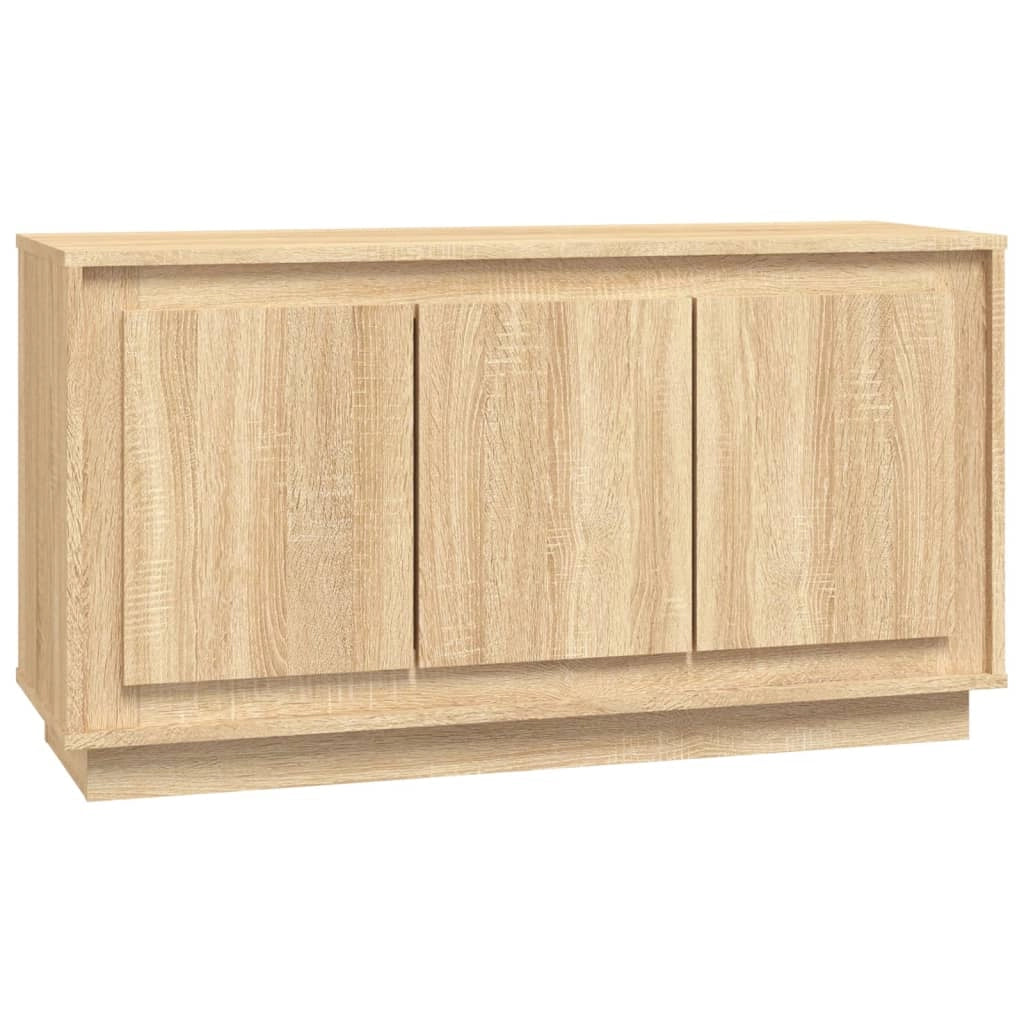 Buffet credenza cassettiera armadio mobile contenitore organizer cucina soggiorno rovere Sonoma 102 x 35 x 55 cm legno ingegnerizzato marrone 02_0031480