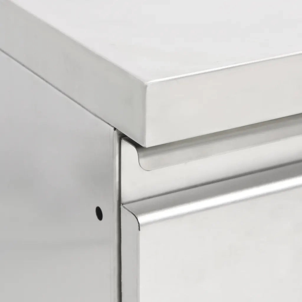Mobiletto da cucina commerciale con 2 cassetti 50x60x96 cm CFW5449754