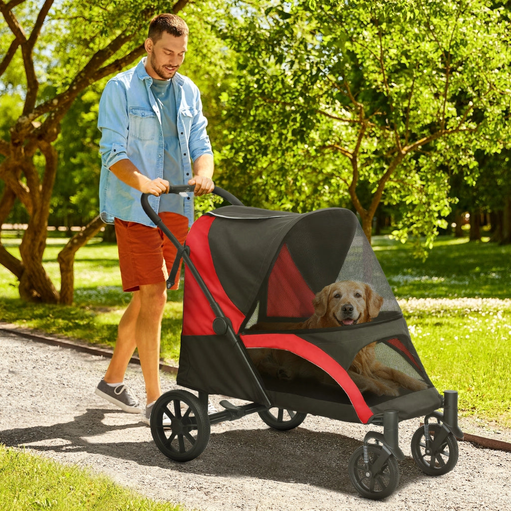 Carrello per Cani Faltabile ¨C zephmum ¨C Nero