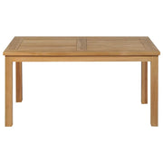 Tavolino da Salotto in Legno di Teak 90x50x45 cm 43253
