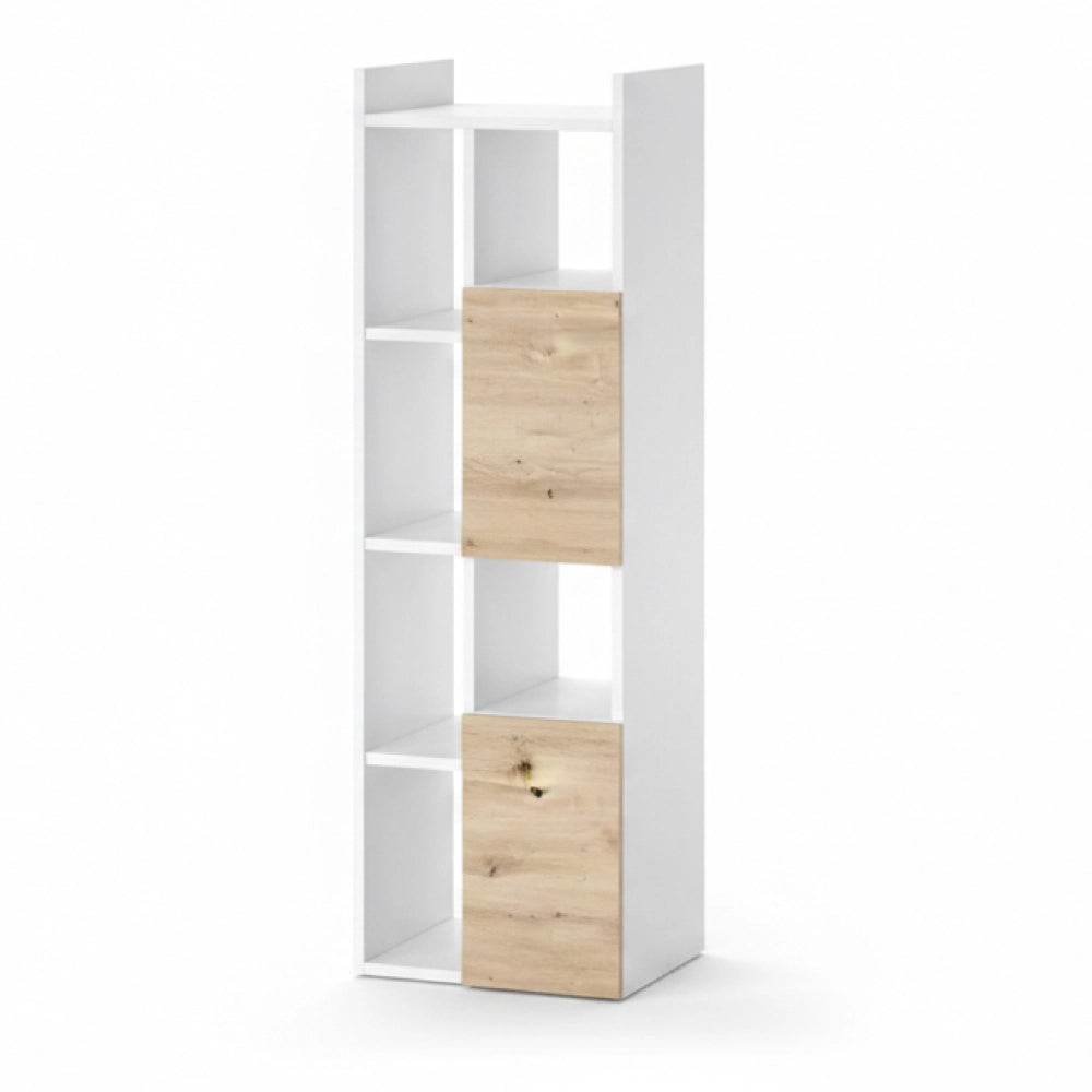 Vicco Mobiletto da bagno Bianco 36 x 117 cm con 2 cassetti