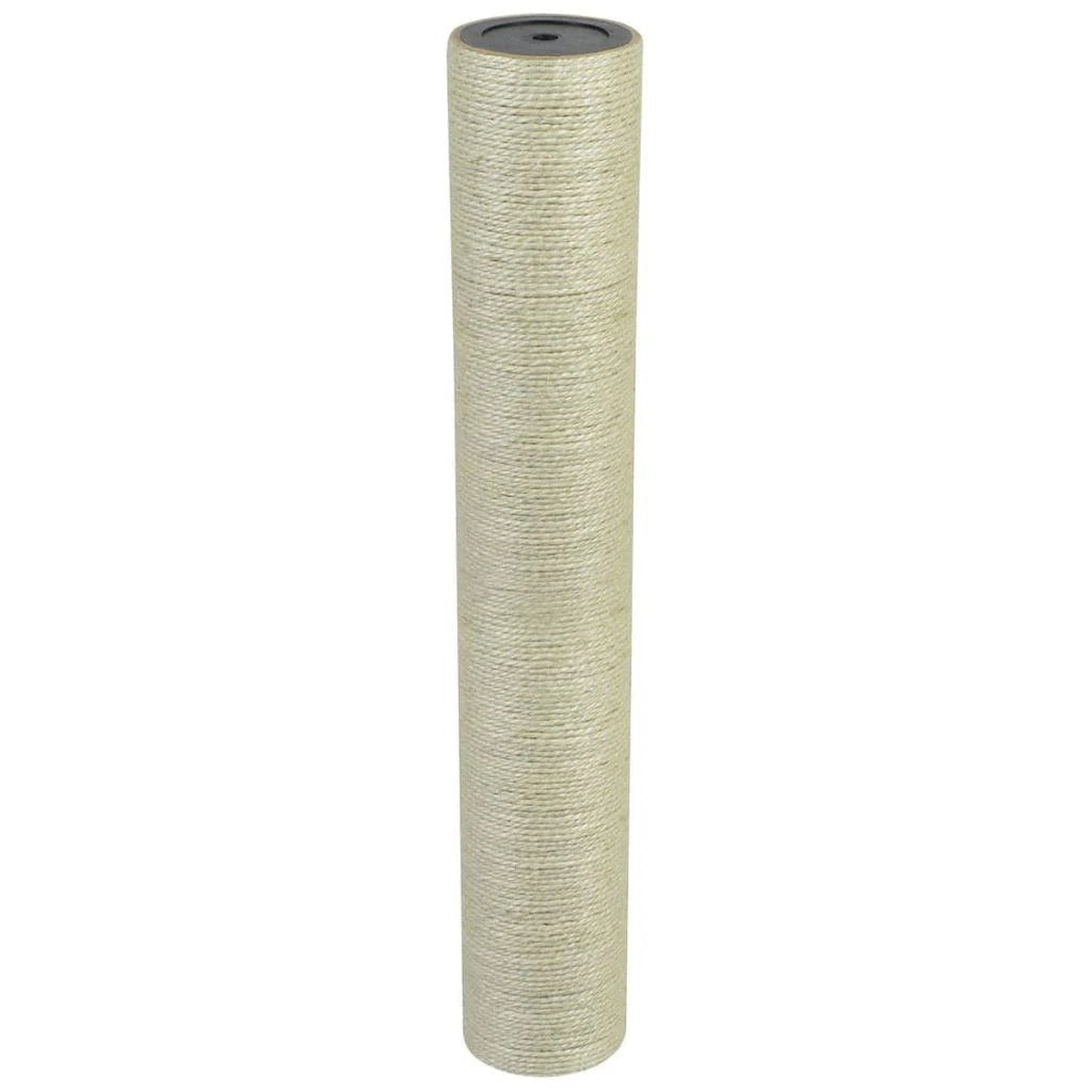 Tiragraffi albero per gatti cuccia per gatti peluche 8 x 50 cm 8 mm beige 3702098