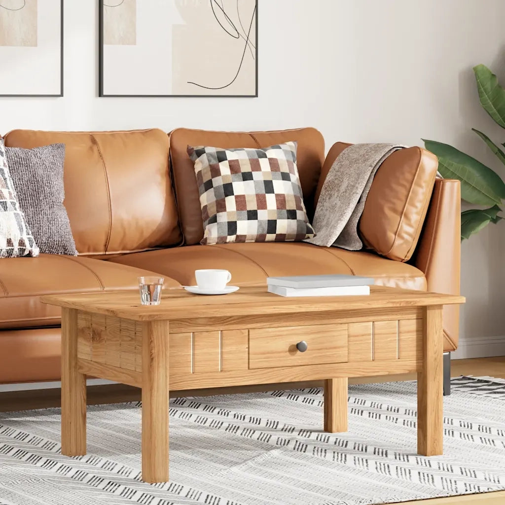 Tavolino da Salotto 100x60x43,5 cm in Pino Massello Panama Range 282682