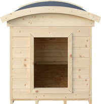 Cuccia per cani in legno da esterno - 87 x 102 x H85 cm - Timbela M405-1