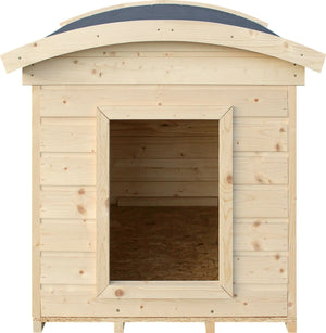 Cuccia per cani in legno da esterno - 87 x 102 x H85 cm - Timbela M405-1