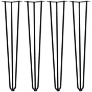 Gambe per Tavolo ¨C zephmum ¨C Nero, Stile Industriale, 12x12x71 cm
