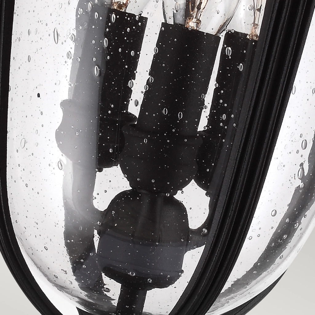 Lampada da esterno a stelo 55 cm English Bridle 3xE14 nera Feiss
