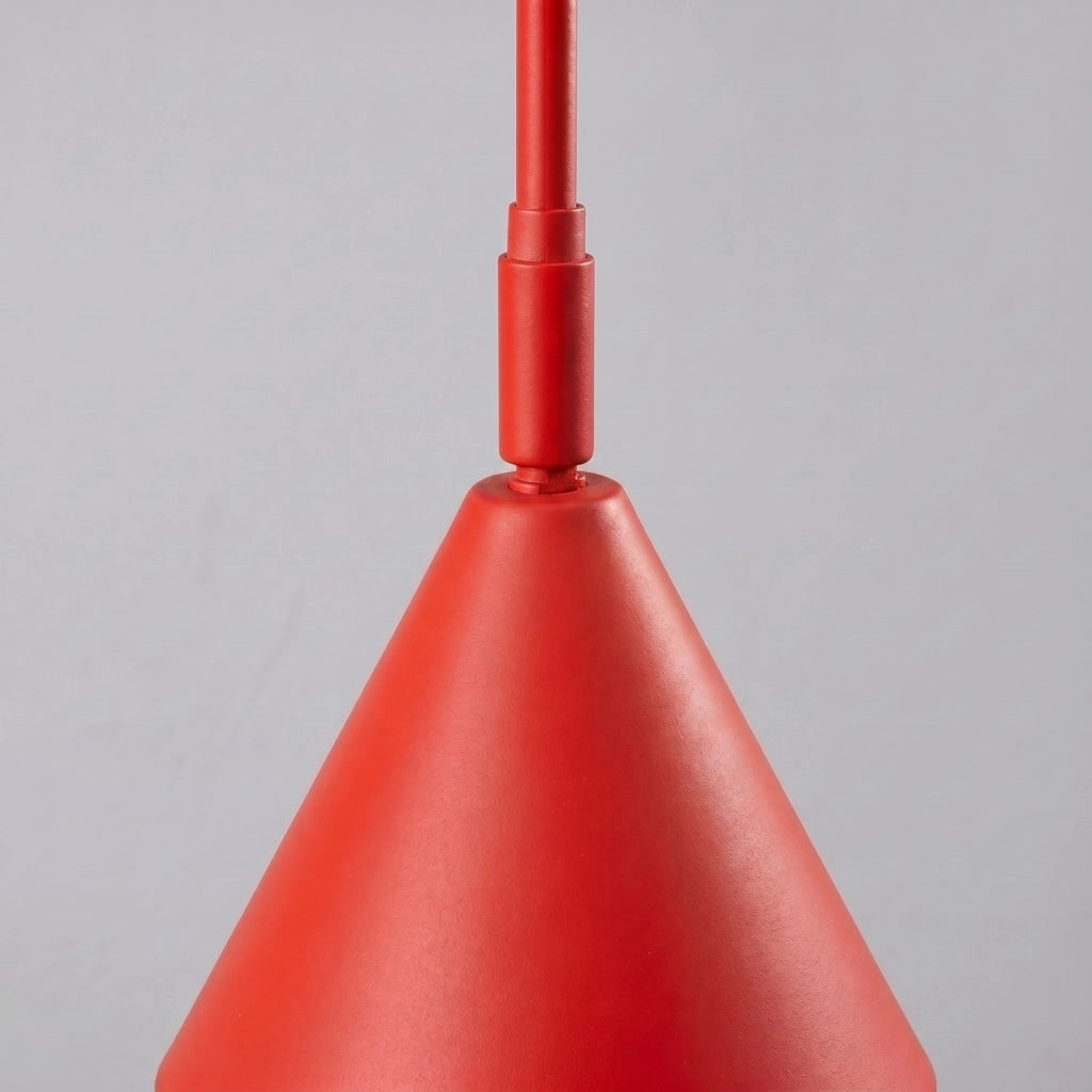 Applique NOX 2 rosso con interruttore