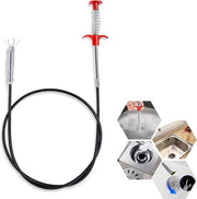Drain Unblocker Flexibile da 160 cm - Snake Grabber - Strumento per Ontstoppatura Bagno e Cucina - Aspirapolvere per Capelli
