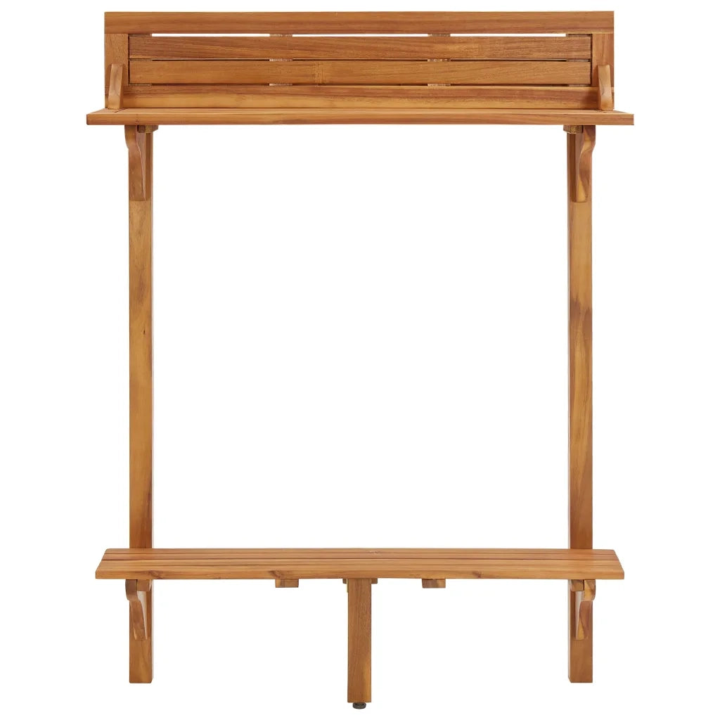 Tavolo da Bar da Balcone 90x37x122,5 cm in Massello di Acacia 310253