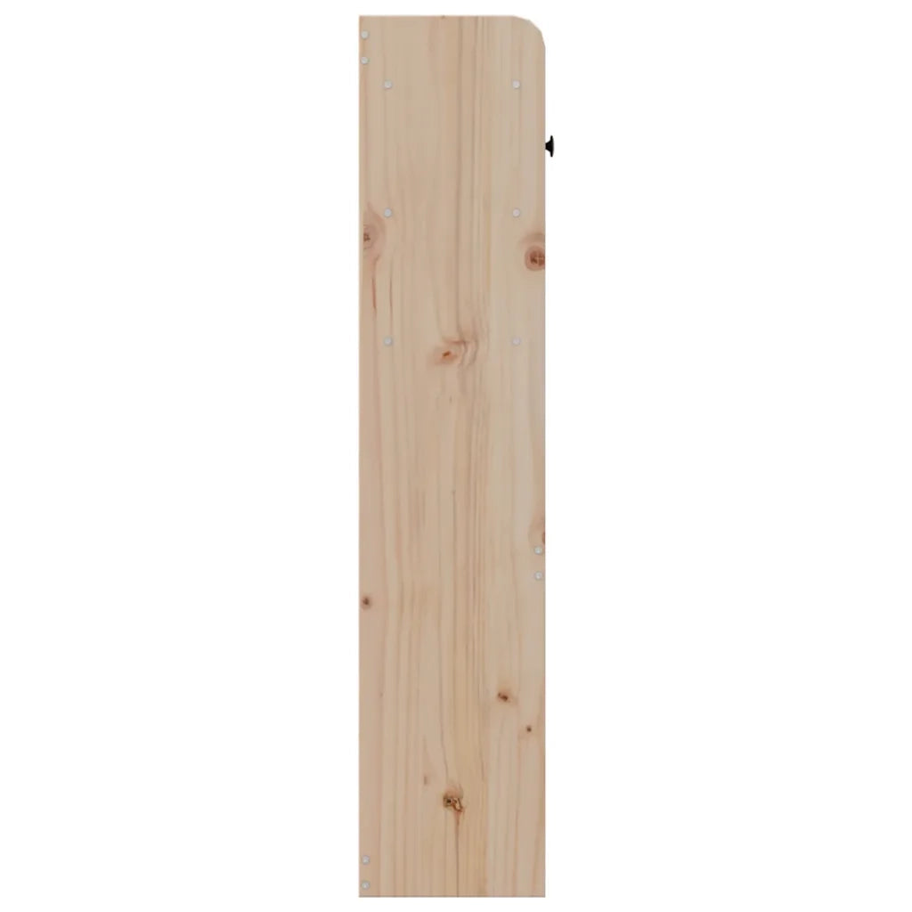 Testiera | Testata con Ripiani 180 cm in Legno Massello di Pino