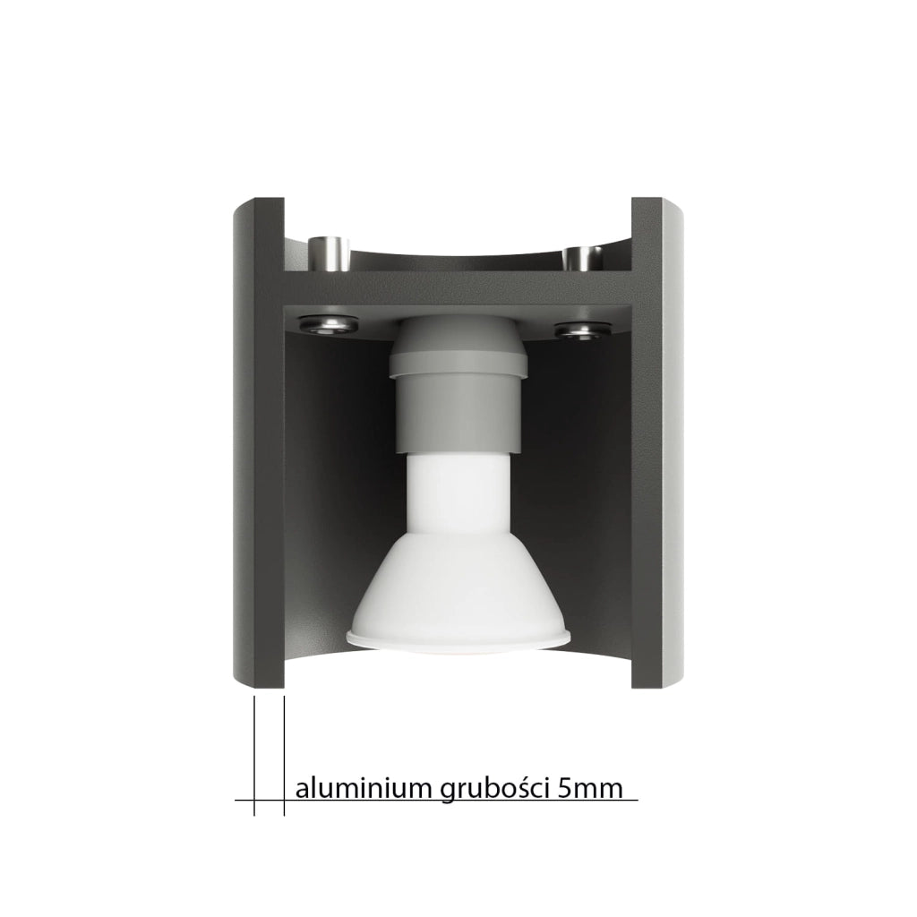 Faretto ORBIS 2 luci bianco GU10 metallo Sollux SL0056