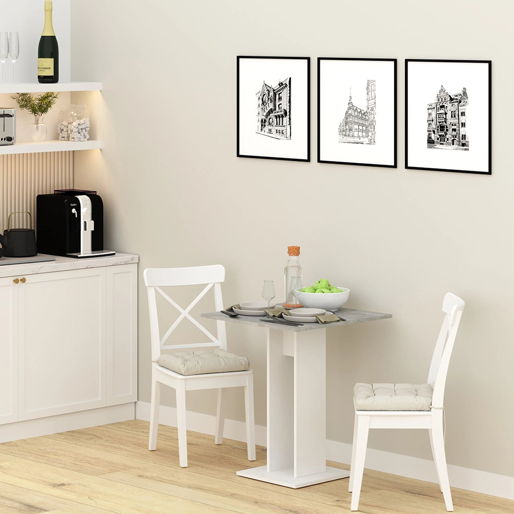 Vicco Tavolo da pranzo Calcestruzzo 65 x 65 cm