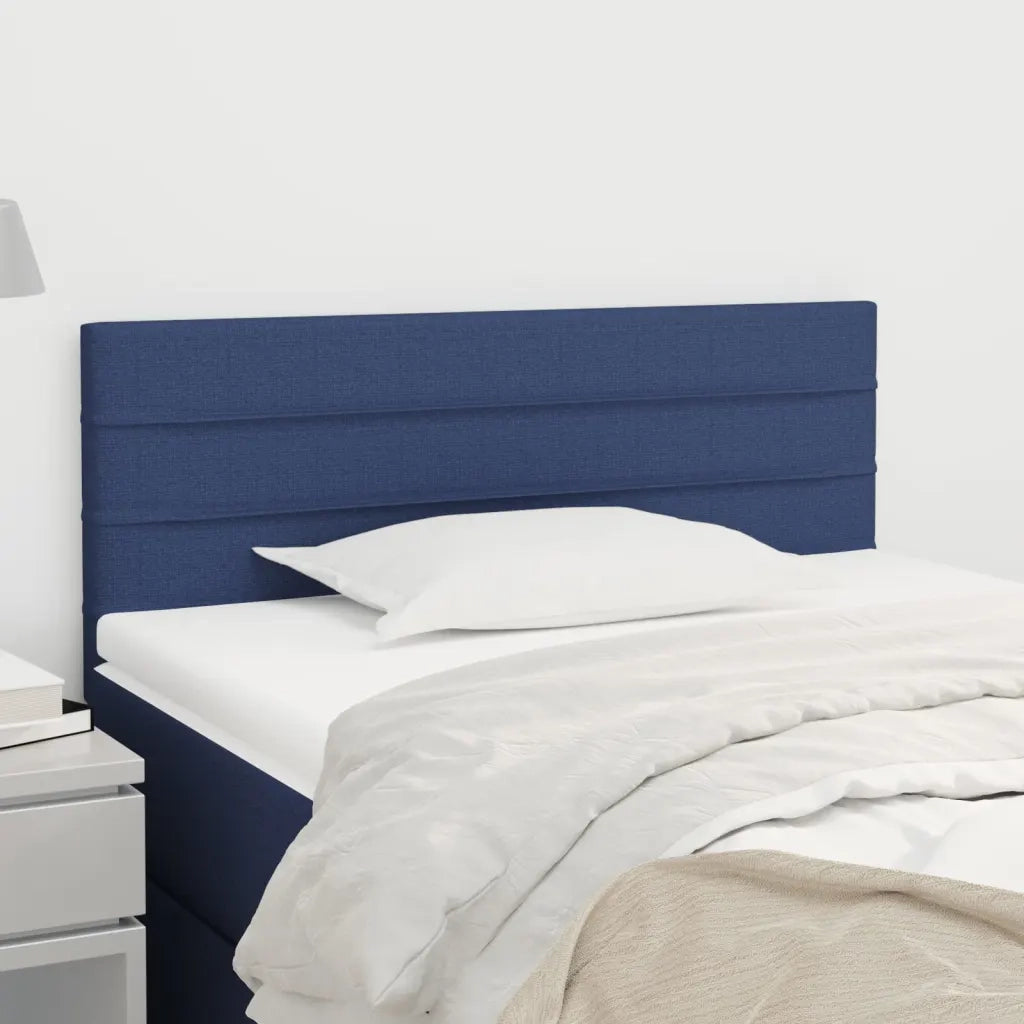Testiera Blu 100x5x78/88 cm in Tessuto 346136