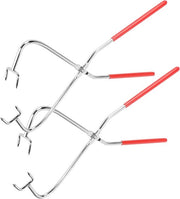 Tang per ceramica - Acciaio inossidabile e manico in gomma - Strumento per sculture - Clip per dip glazing - Tang superiore.