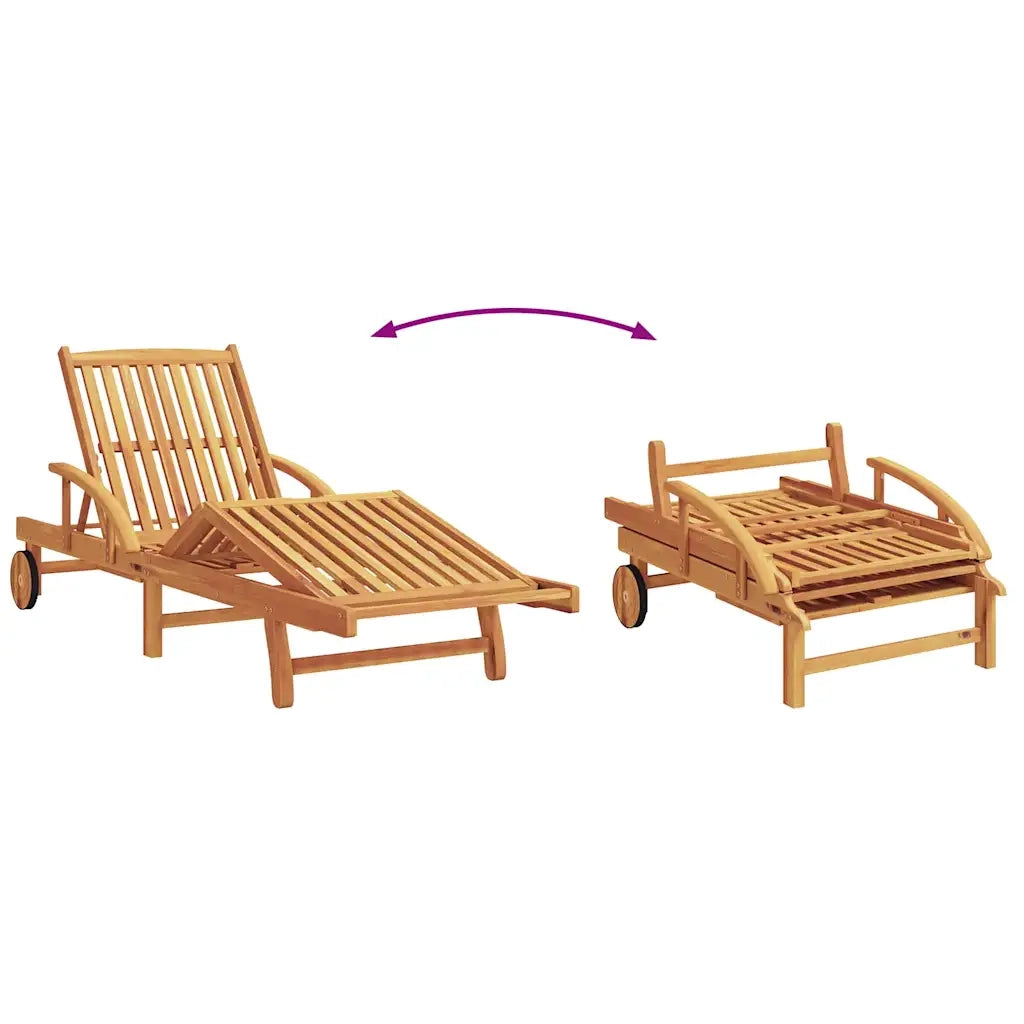 Lettino da sole 2 pcs Talpa 200 x 67 x 84 cm 3325179