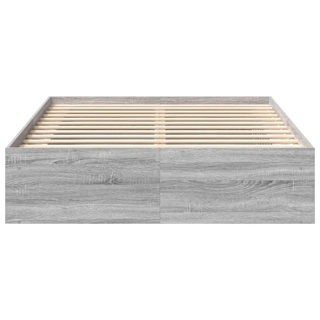 vidaXL Giroletto Grigio Sonoma 160x200 cm
