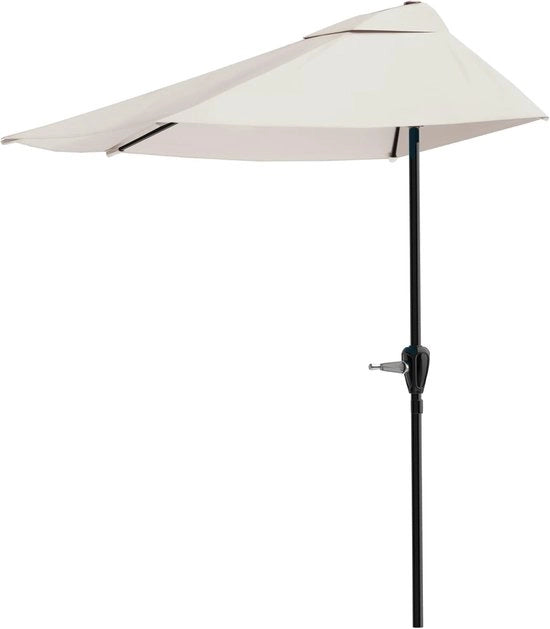 Paraplu per Terrazza a 9 piedi - Apertura Facile a Mano - Per Balcone e Veranda